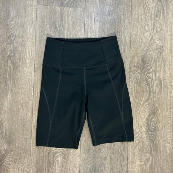 Girlfriend collective Essential Biker Shorts High Rise Waist Black Size XS - Picture 4 of 16